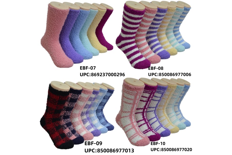 Ladies Fluffy Cozy Socks